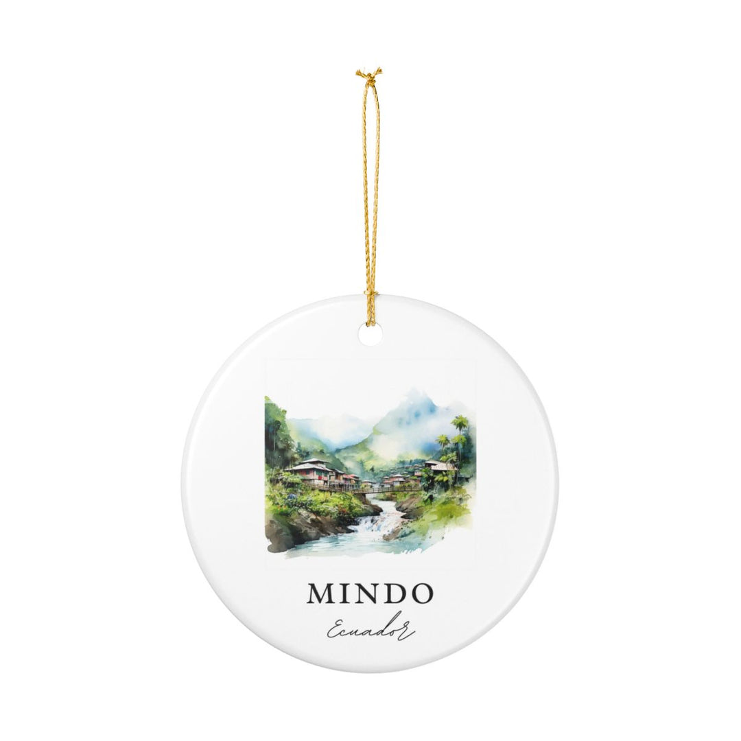 Mindo Ecuador Ornament: Unique Mindo Souvenir, Mindo Ecuador Xmas Decor, and Authentic Mindo Gift