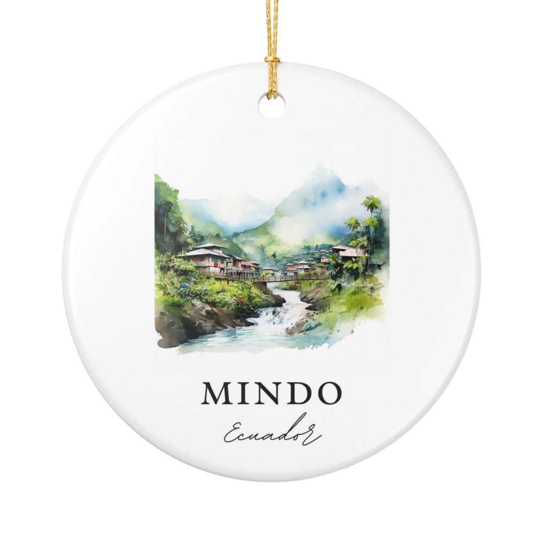Mindo Ecuador Ornament: Unique Mindo Souvenir, Mindo Ecuador Xmas Decor, and Authentic Mindo Gift