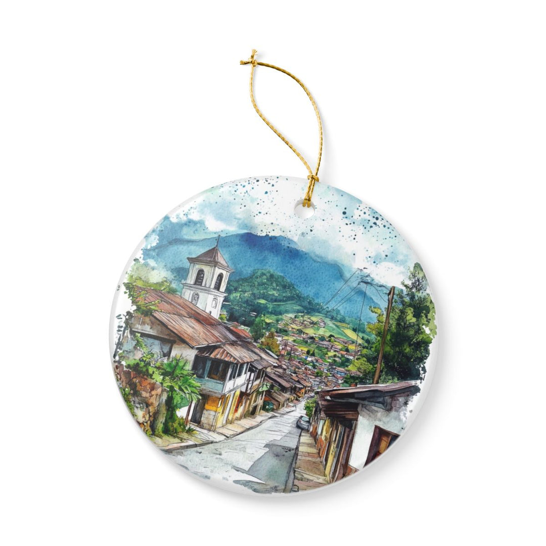Mindo Ecuador Ornament: Unique Mindo Souvenir, Mindo Ecuador Xmas Decor, and Authentic Mindo Gift