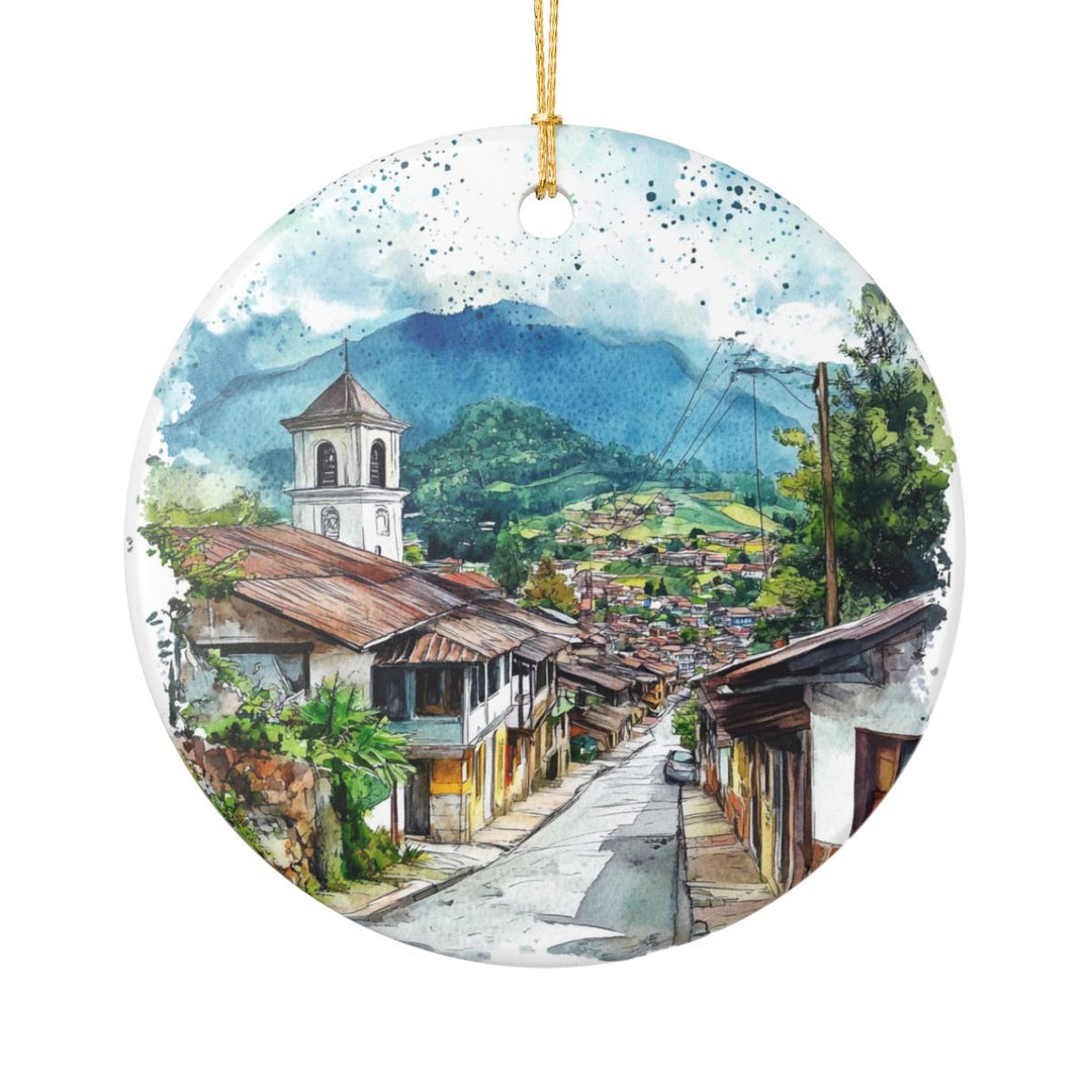 Mindo Ecuador Ornament: Unique Mindo Souvenir, Mindo Ecuador Xmas Decor, and Authentic Mindo Gift