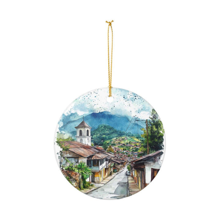Mindo Ecuador Ornament: Unique Mindo Souvenir, Mindo Ecuador Xmas Decor, and Authentic Mindo Gift