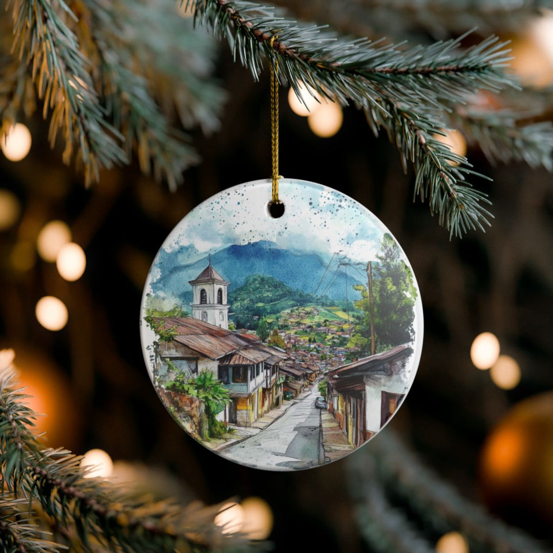 Mindo Ecuador Ornament: Unique Mindo Souvenir, Mindo Ecuador Xmas Decor, and Authentic Mindo Gift