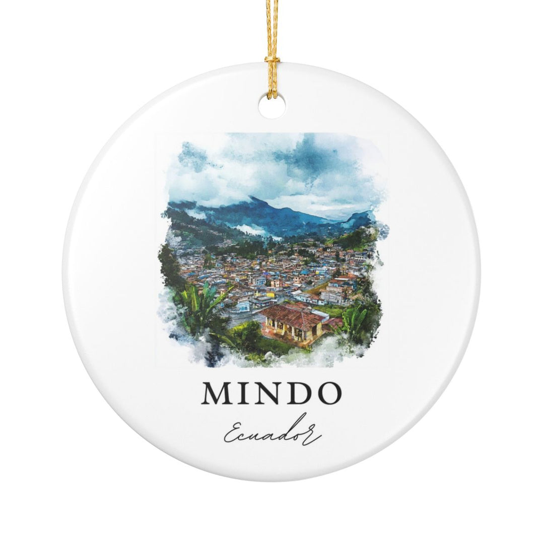 Mindo Ecuador Ornament: Unique Mindo Souvenir, Mindo Ecuador Xmas Decor, and Authentic Mindo Gift