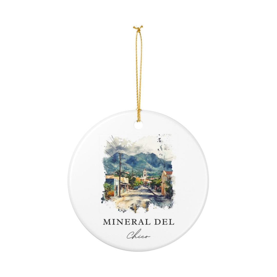 Mineral del Chico Mexico Ornament: Unique Mineral del Chico Souvenir, Mineral del Chico Mexico Xmas Decor, and Authentic Mineral del Chico Gift