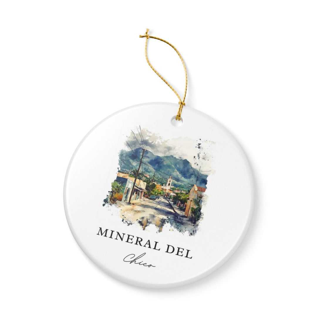 Mineral del Chico Mexico Ornament: Unique Mineral del Chico Souvenir, Mineral del Chico Mexico Xmas Decor, and Authentic Mineral del Chico Gift