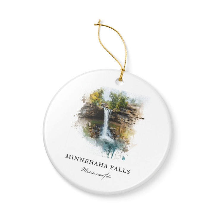 Minnehaha Falls Minnesota Ornament | Christmas Travel Souvenir Gift