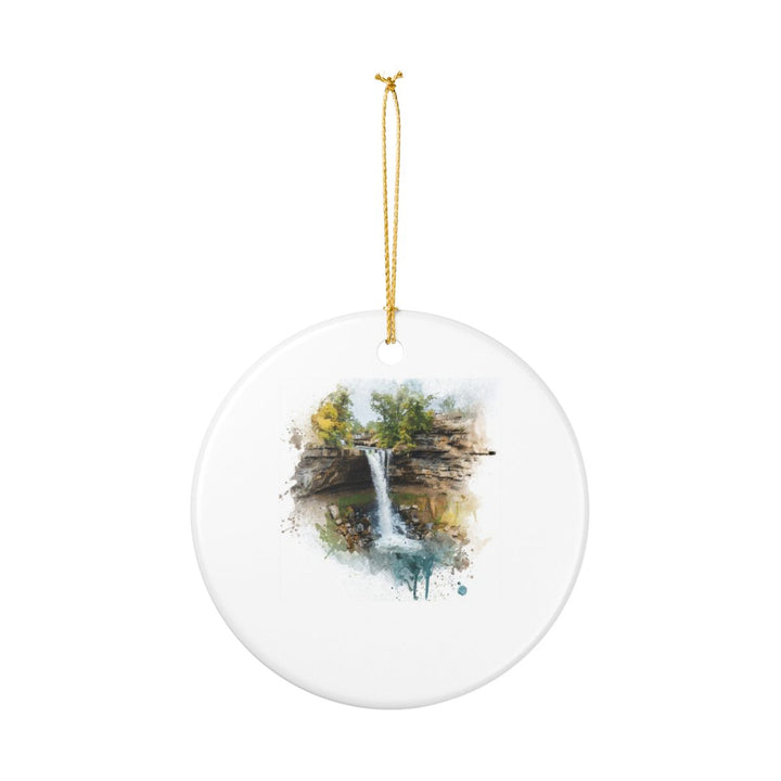 Minnehaha Falls Ornament: Unique Minnehaha Falls Souvenir, Minnehaha Falls Xmas Decor, and Authentic Minnehaha Falls Gift