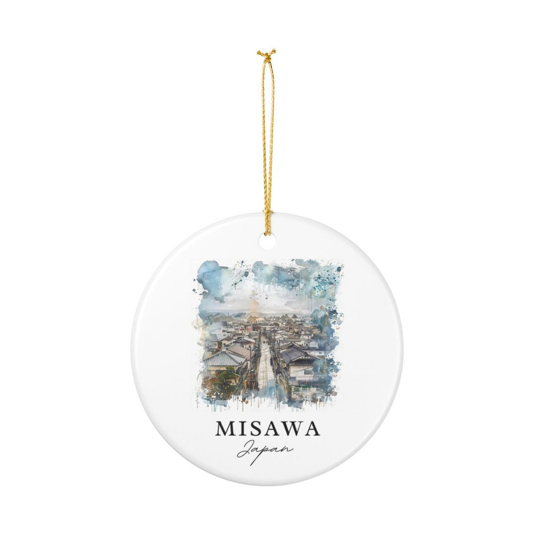 Misawa Japan Ornament: Unique Misawa Japan Souvenir, Misawa Japan Xmas Decor, and Authentic Misawa Japan Gift