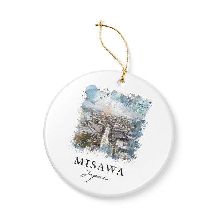 Misawa Japan Ornament: Unique Misawa Japan Souvenir, Misawa Japan Xmas Decor, and Authentic Misawa Japan Gift