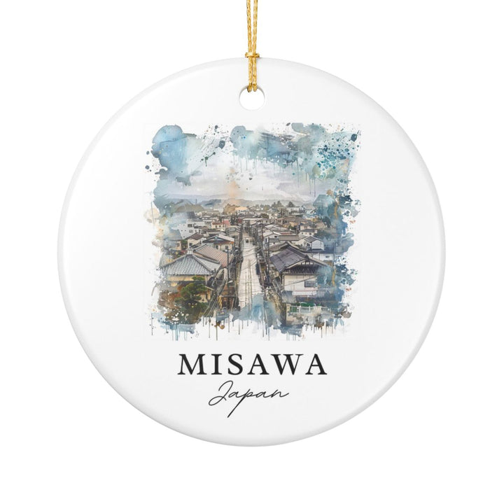Misawa Japan Ornament: Unique Misawa Japan Souvenir, Misawa Japan Xmas Decor, and Authentic Misawa Japan Gift