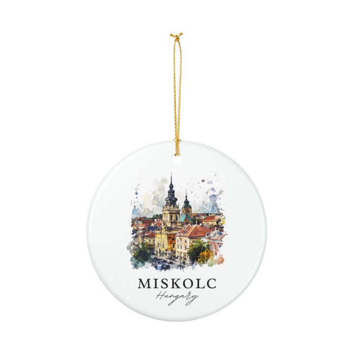 Miskolc Hungary Ornament: Unique Miskolc Souvenir, Miskolc Hungary Xmas Decor, and Authentic Miskolc Gift