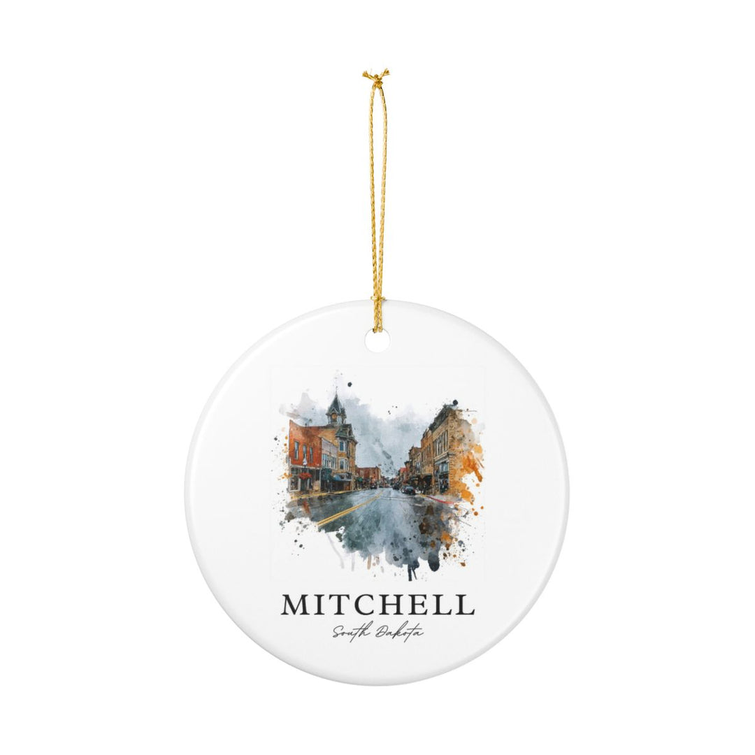 Mitchell South Dakota Ornament: Unique Mitchell Souvenir, Mitchell South Dakota Xmas Decor, and Authentic Mitchell Gift