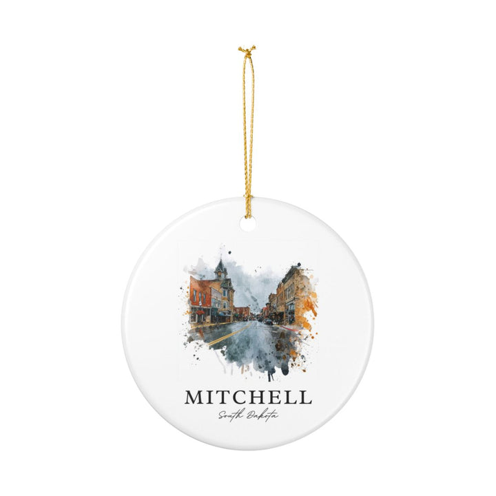 Mitchell South Dakota Ornament: Unique Mitchell Souvenir, Mitchell South Dakota Xmas Decor, and Authentic Mitchell Gift