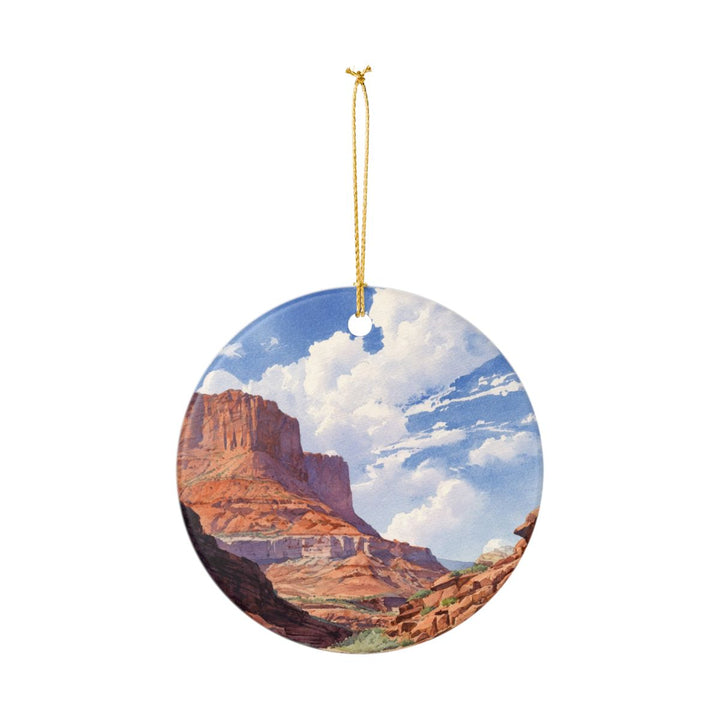Moab Utah USA Ornament: Unique Moab Souvenir, Moab Utah Xmas Decor, and Authentic Moab Gift