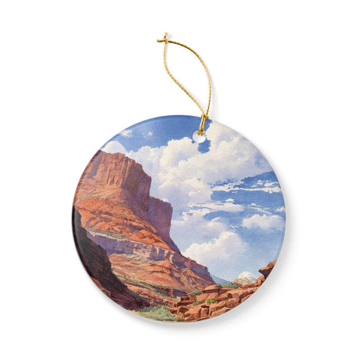 Moab Utah USA Ornament: Unique Moab Souvenir, Moab Utah Xmas Decor, and Authentic Moab Gift
