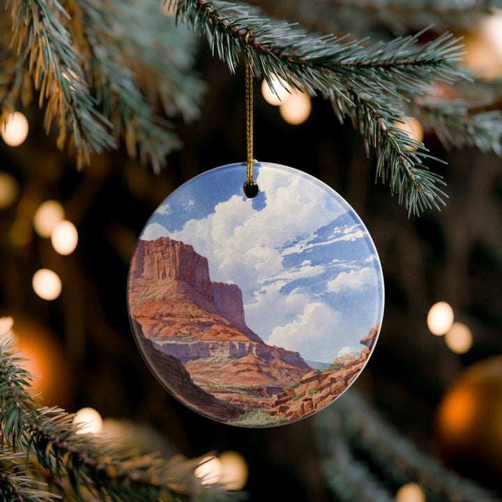 Moab Utah USA Ornament: Unique Moab Souvenir, Moab Utah Xmas Decor, and Authentic Moab Gift
