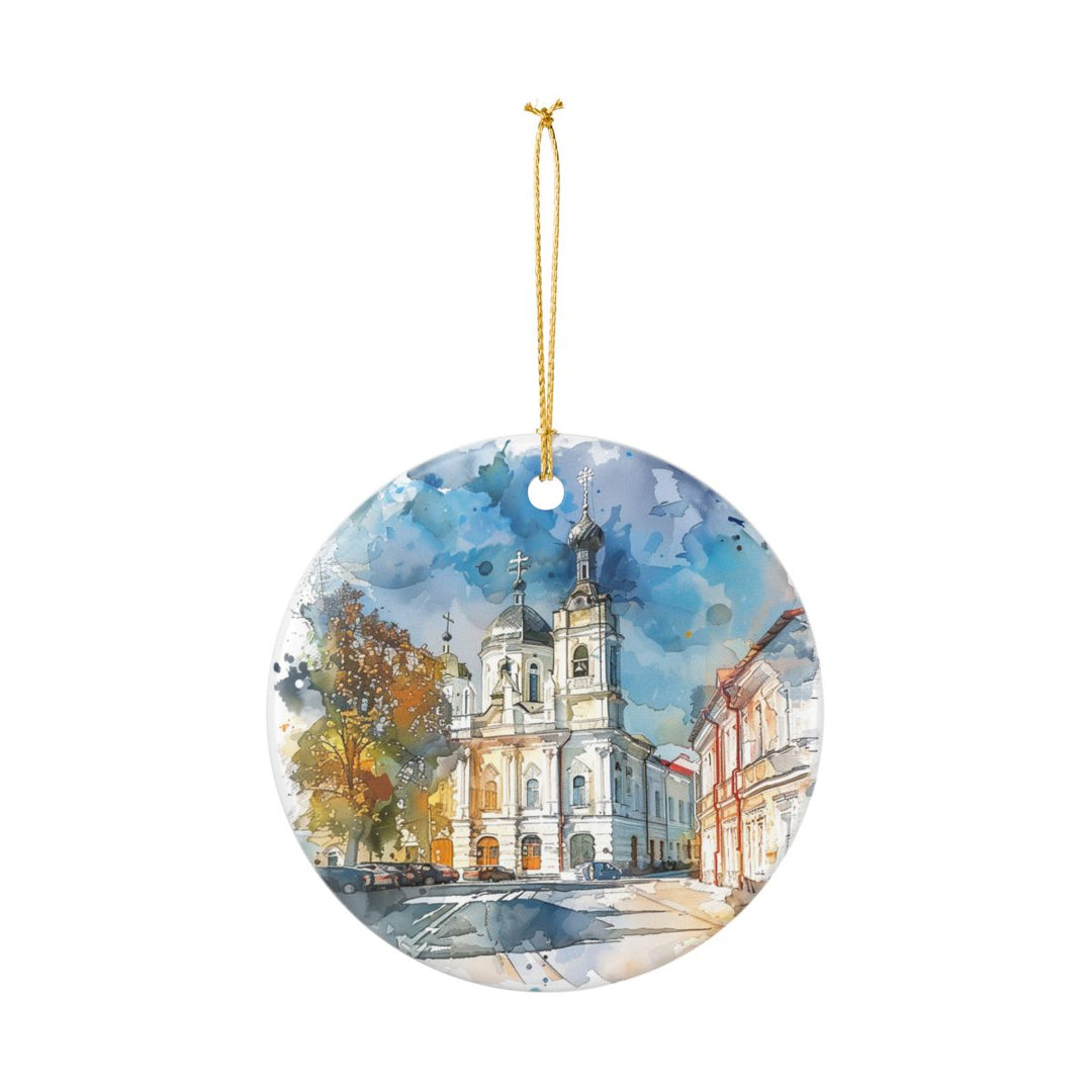Mogilev Belarus Ornament: Unique Mogilev Belarus Souvenir, Mogilev Belarus Xmas Decor, and Authentic Mogilev Belarus Gift