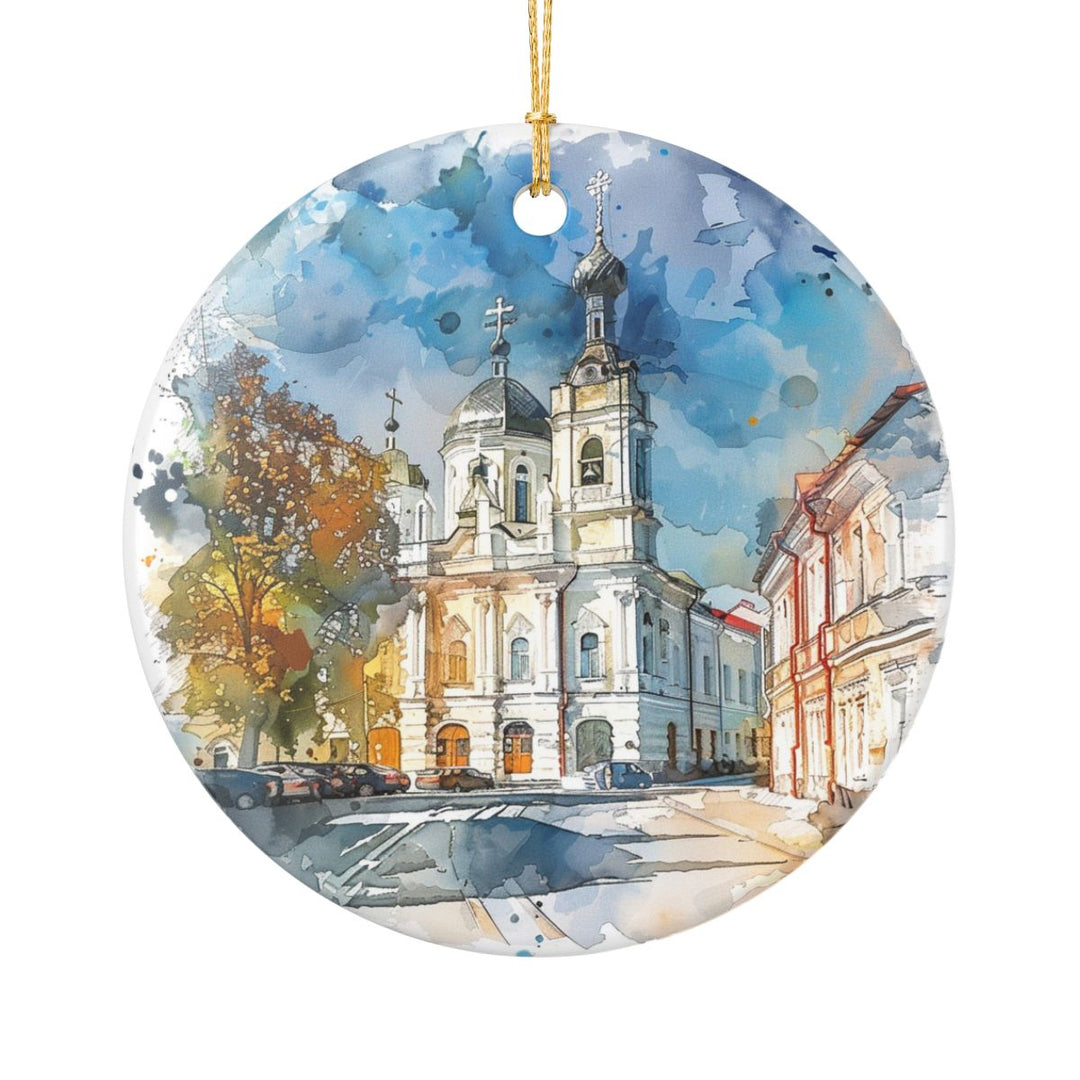 Mogilev Belarus Ornament: Unique Mogilev Belarus Souvenir, Mogilev Belarus Xmas Decor, and Authentic Mogilev Belarus Gift