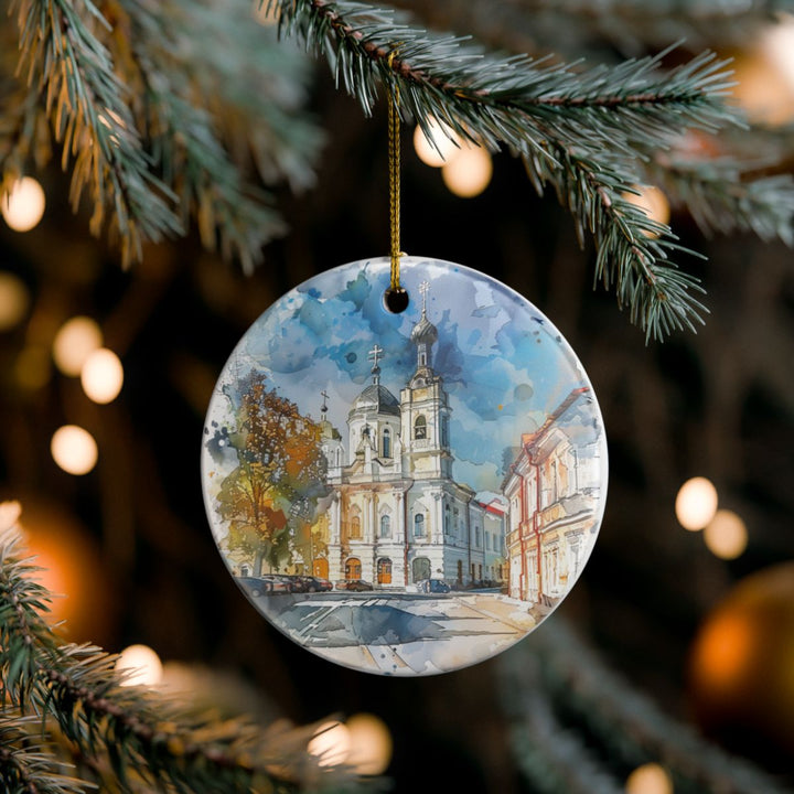 Mogilev Belarus Ornament: Unique Mogilev Belarus Souvenir, Mogilev Belarus Xmas Decor, and Authentic Mogilev Belarus Gift
