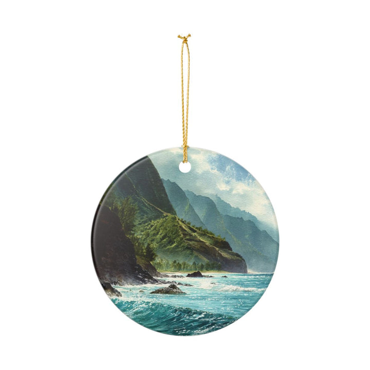 Molokai Hawaii Ornament: Unique Molokai Souvenir, Molokai Hawaii Xmas Decor, and Authentic Molokai Gift