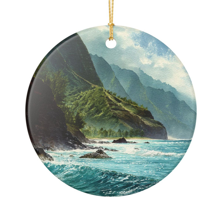 Molokai Hawaii Ornament: Unique Molokai Souvenir, Molokai Hawaii Xmas Decor, and Authentic Molokai Gift