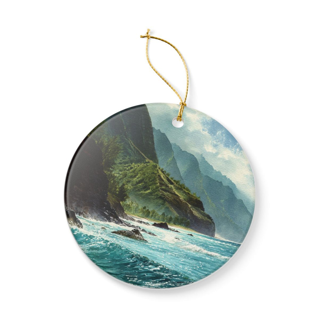 Molokai Hawaii Ornament: Unique Molokai Souvenir, Molokai Hawaii Xmas Decor, and Authentic Molokai Gift