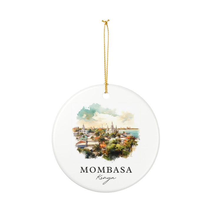 Mombasa Kenya Ornament: Unique Mombasa Kenya Souvenir, Mombasa Kenya Xmas Decor, and Authentic Mombasa Kenya Gift