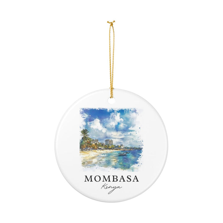 Mombasa Kenya Ornament: Unique Mombasa Kenya Souvenir, Mombasa Kenya Xmas Decor, and Authentic Mombasa Kenya Gift