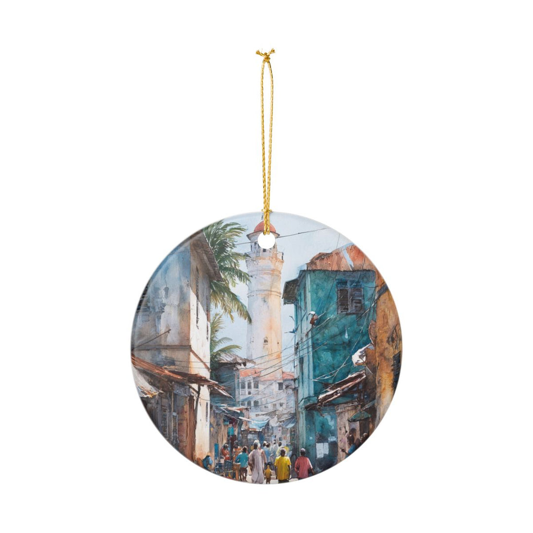 Mombasa Kenya Ornament: Unique Mombasa Kenya Souvenir, Mombasa Kenya Xmas Decor, and Authentic Mombasa Kenya Gift