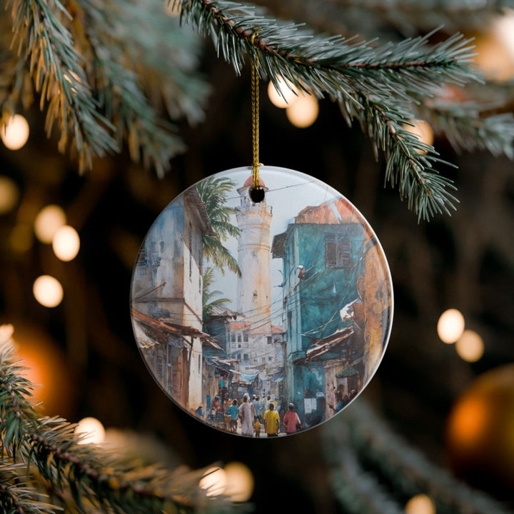 Mombasa Kenya Ornament: Unique Mombasa Kenya Souvenir, Mombasa Kenya Xmas Decor, and Authentic Mombasa Kenya Gift