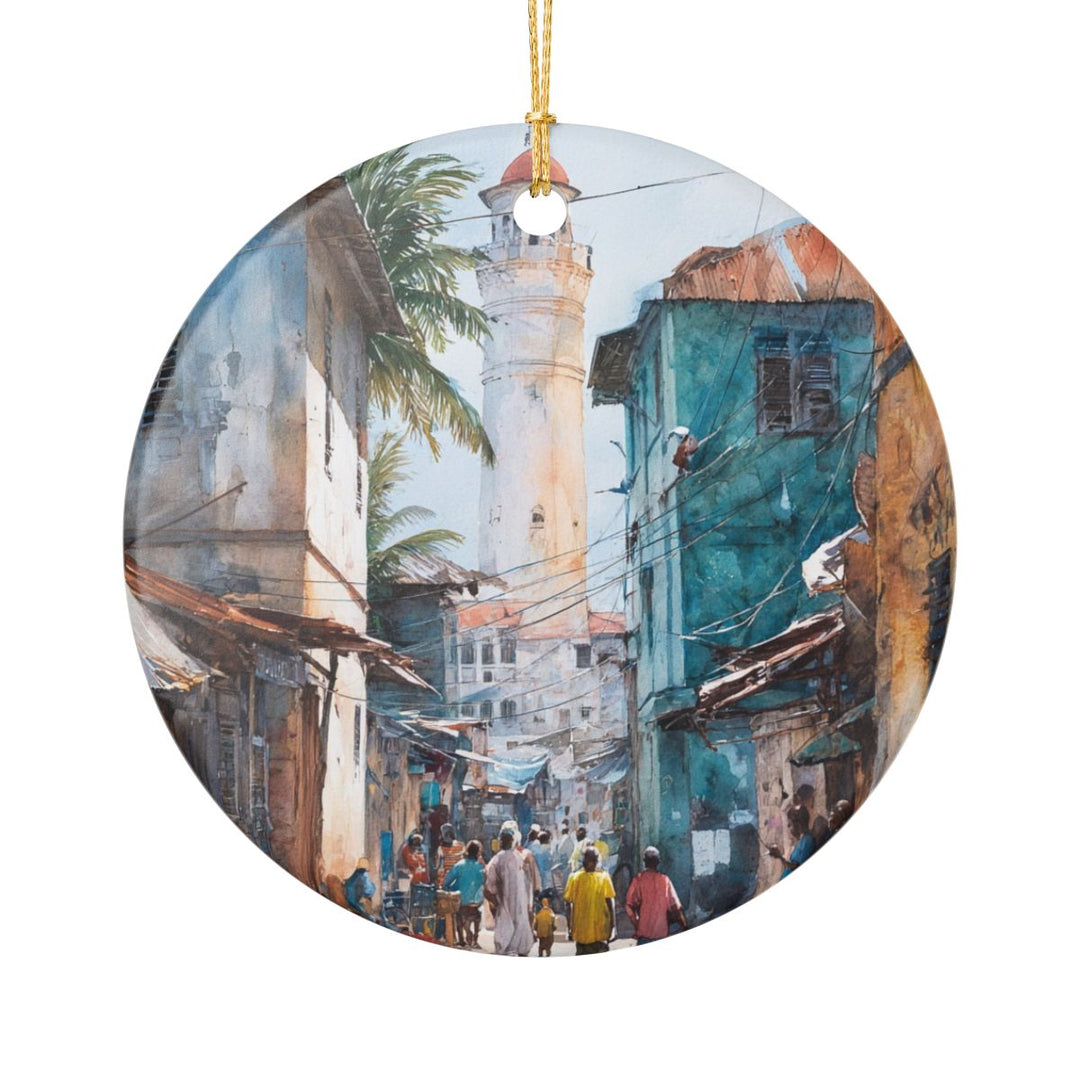 Mombasa Kenya Ornament: Unique Mombasa Kenya Souvenir, Mombasa Kenya Xmas Decor, and Authentic Mombasa Kenya Gift