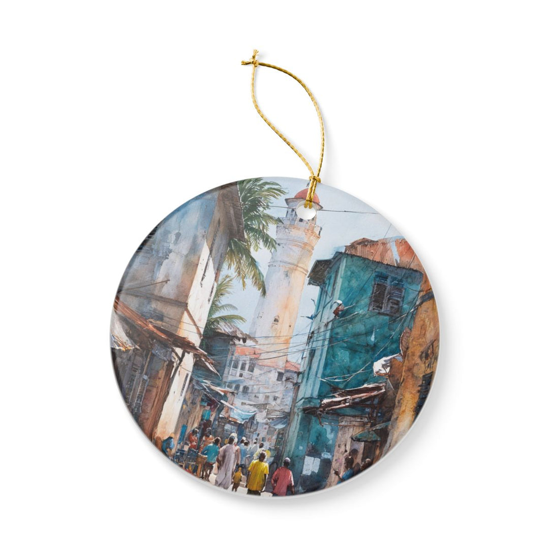Mombasa Kenya Ornament: Unique Mombasa Kenya Souvenir, Mombasa Kenya Xmas Decor, and Authentic Mombasa Kenya Gift