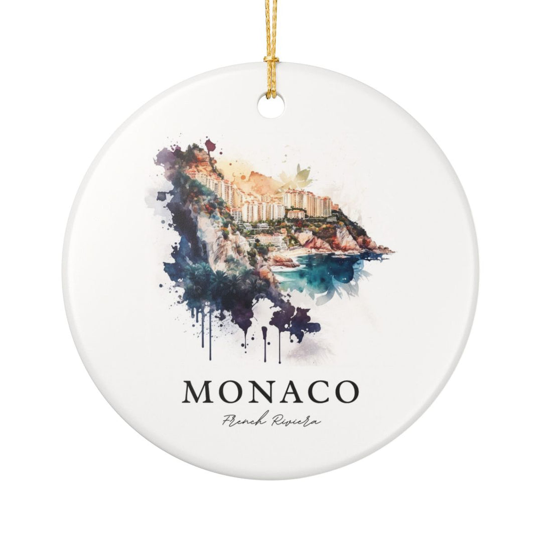 Monaco Ornament: Unique Monaco Souvenir, Monaco Xmas Decor, and Authentic Monaco Gift
