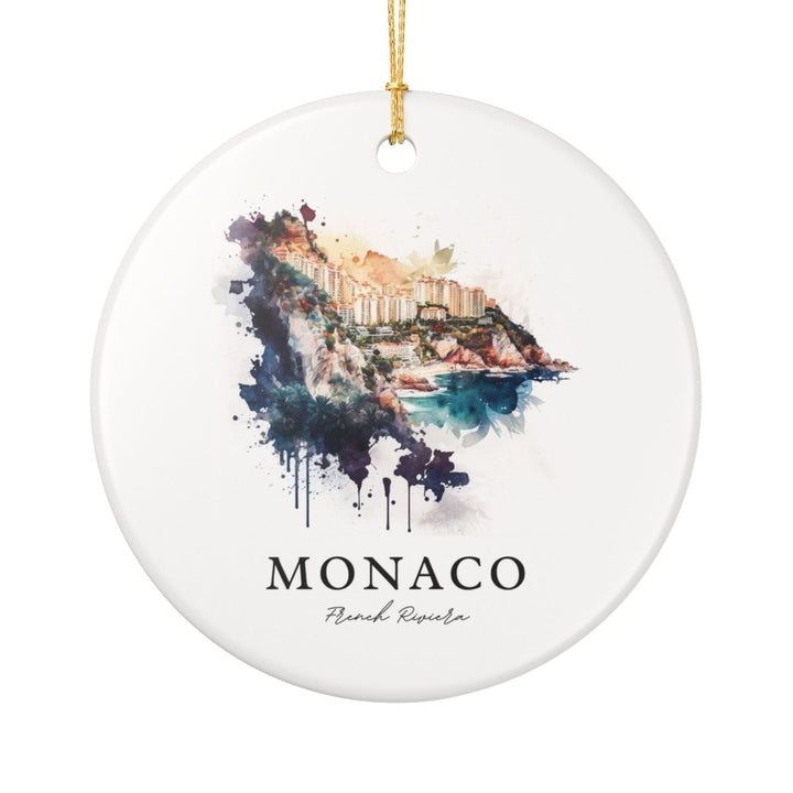 Monaco Ornament: Unique Monaco Souvenir, Monaco Xmas Decor, and Authentic Monaco Gift