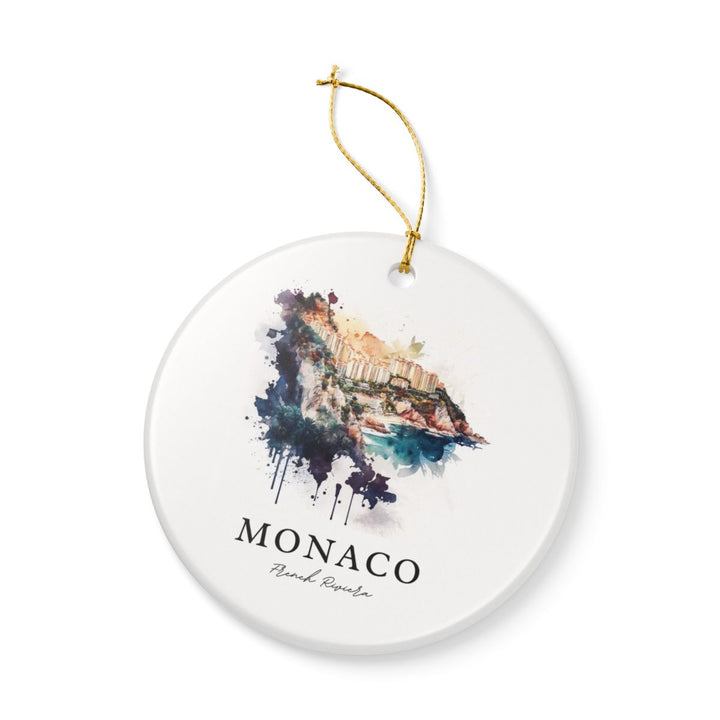 Monaco Ornament: Unique Monaco Souvenir, Monaco Xmas Decor, and Authentic Monaco Gift