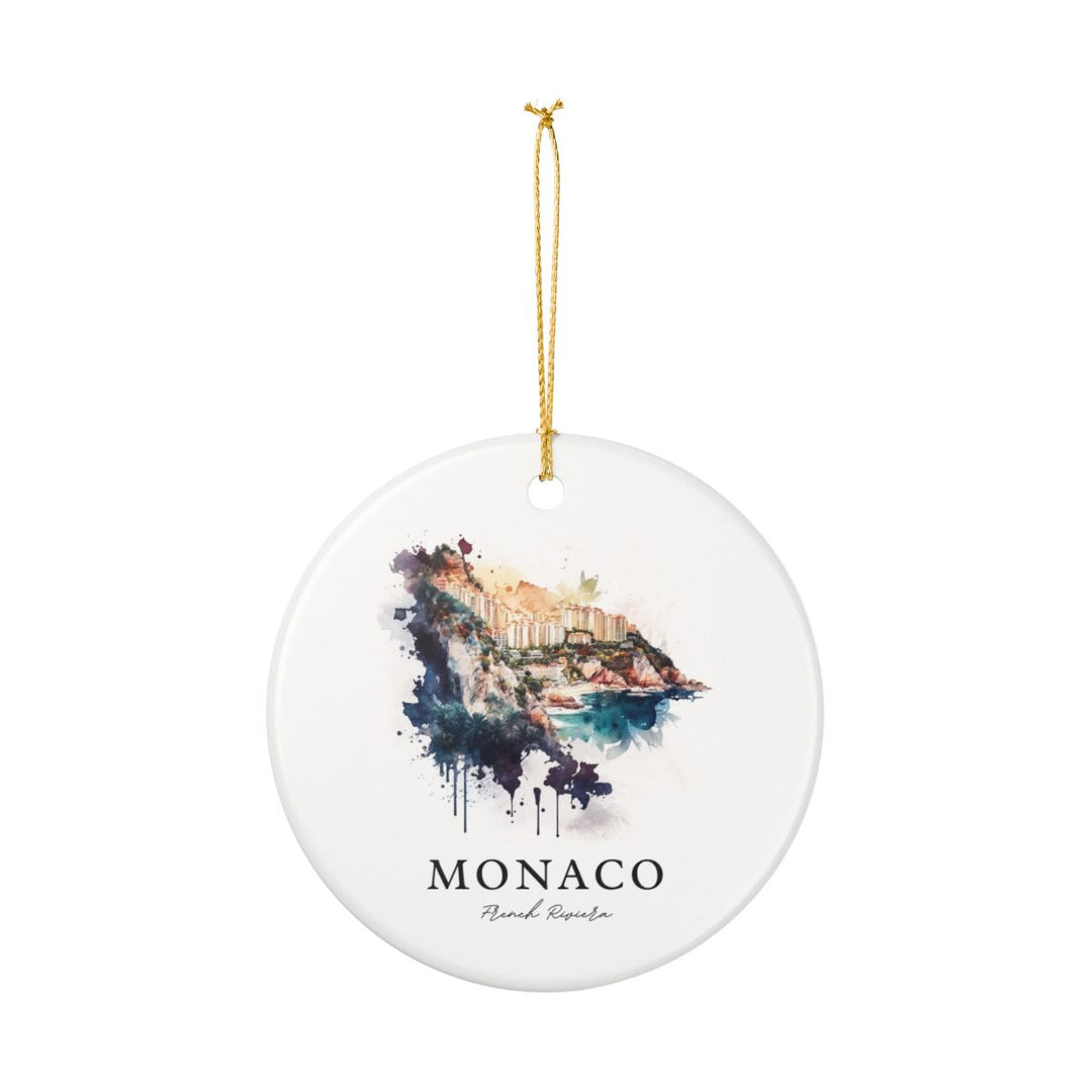 Monaco Ornament: Unique Monaco Souvenir, Monaco Xmas Decor, and Authentic Monaco Gift