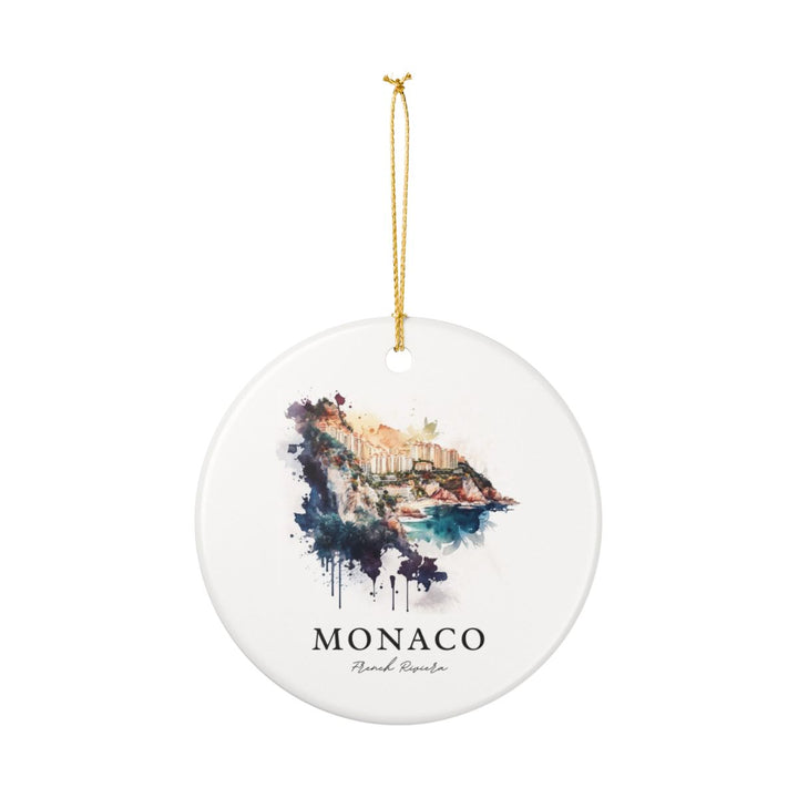 Monaco Ornament: Unique Monaco Souvenir, Monaco Xmas Decor, and Authentic Monaco Gift