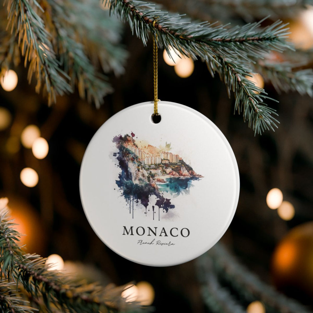 Monaco Ornament: Unique Monaco Souvenir, Monaco Xmas Decor, and Authentic Monaco Gift