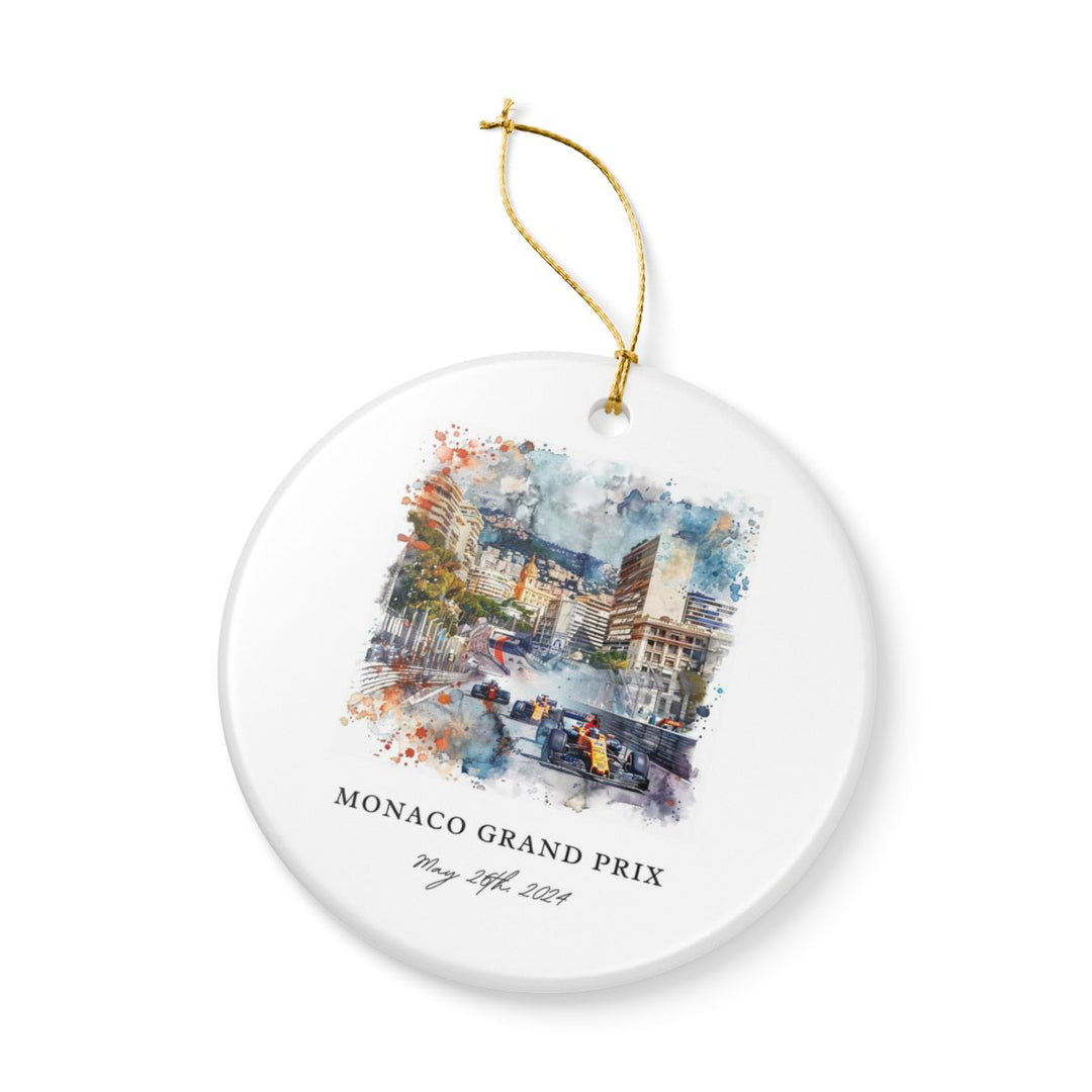 Monaco Ornament: Unique Monaco Souvenir, Monaco Xmas Decor, and Authentic Monaco Gift