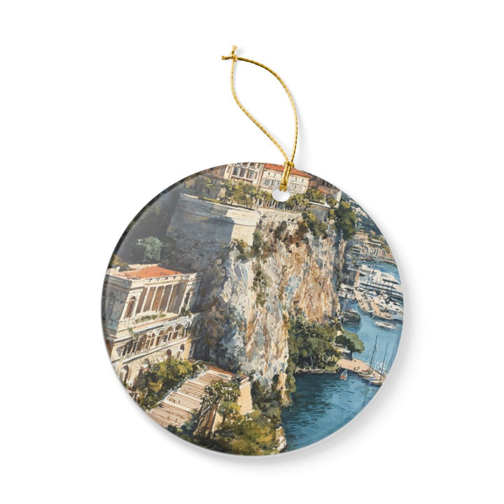 Monaco Ornament: Unique Monaco Souvenir, Monaco Xmas Decor, and Authentic Monaco Gift