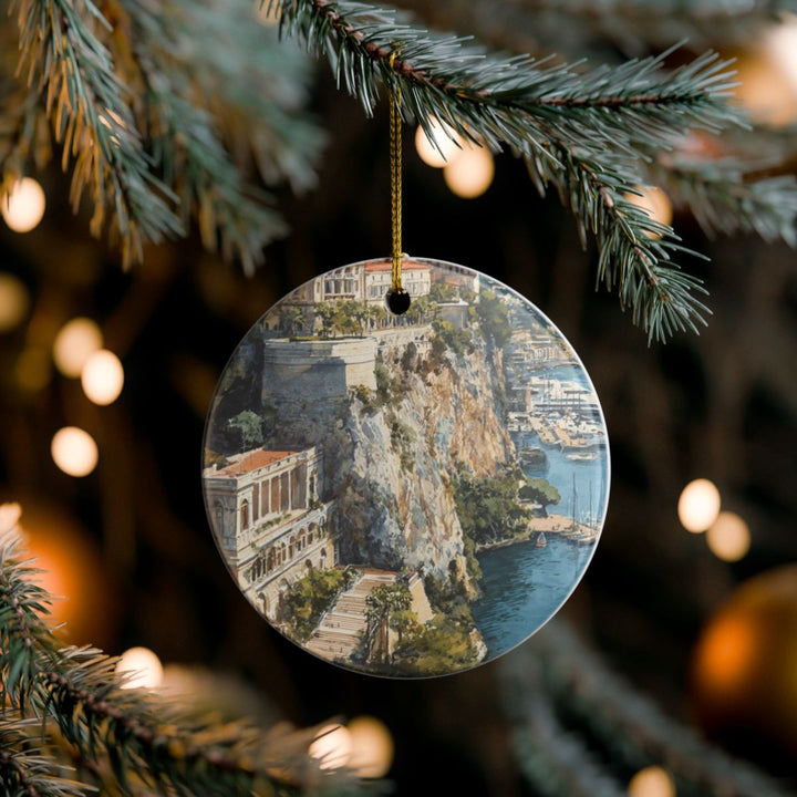 Monaco Ornament: Unique Monaco Souvenir, Monaco Xmas Decor, and Authentic Monaco Gift