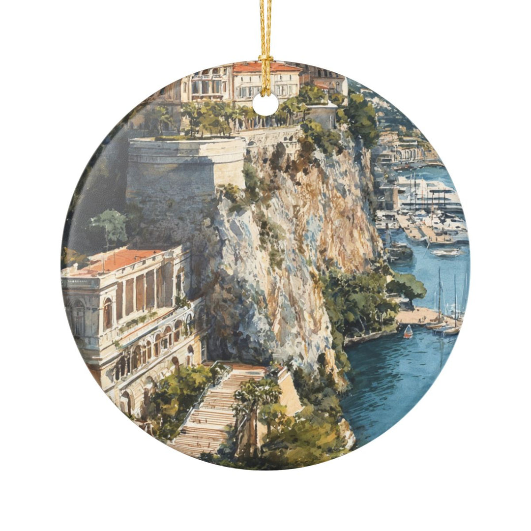 Monaco Ornament: Unique Monaco Souvenir, Monaco Xmas Decor, and Authentic Monaco Gift