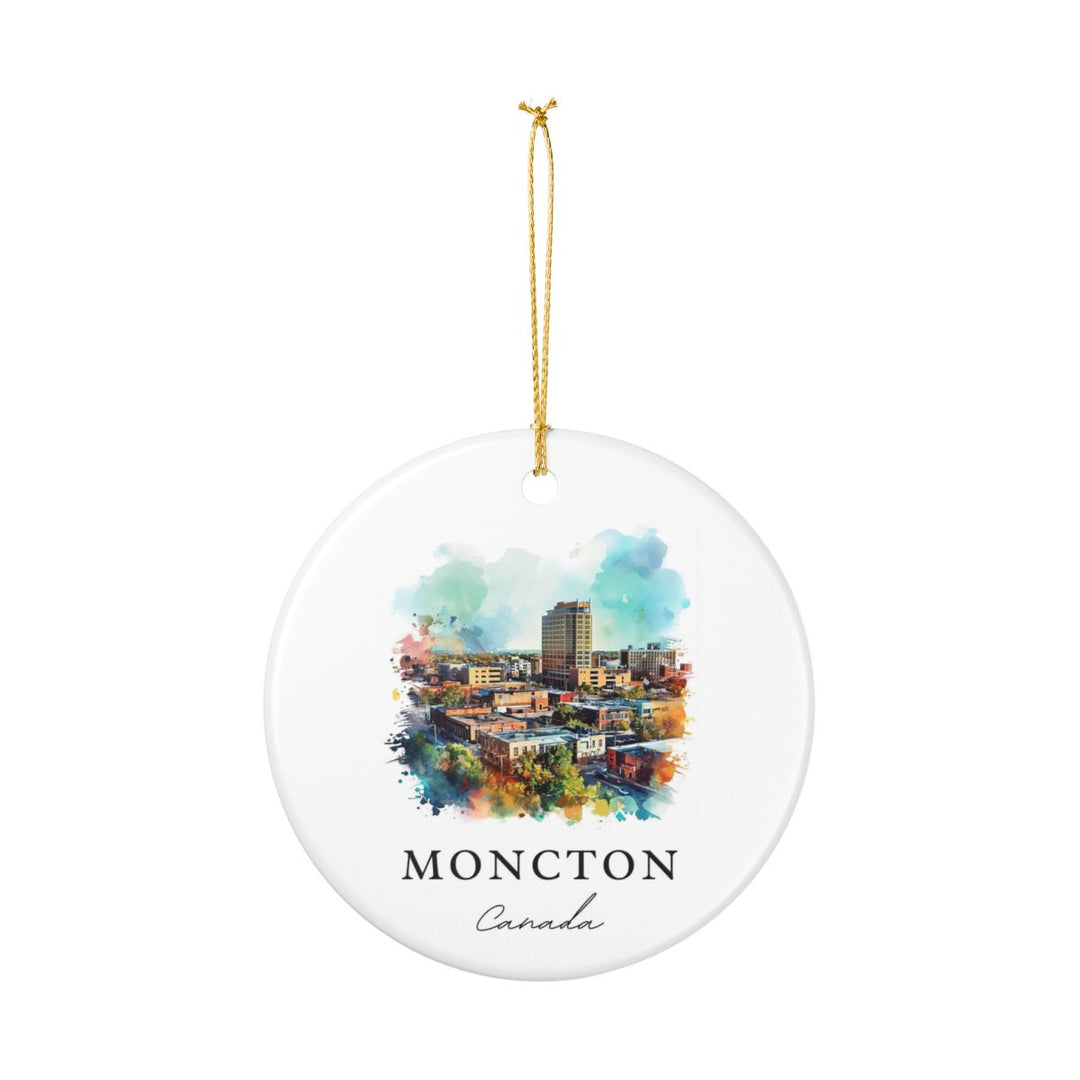 Moncton Canada Ornament: Unique Moncton Souvenir, Moncton Canada Xmas Decor, and Authentic Moncton Gift