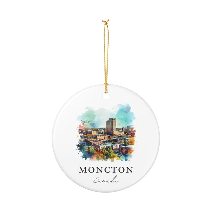 Moncton Canada Ornament: Unique Moncton Souvenir, Moncton Canada Xmas Decor, and Authentic Moncton Gift