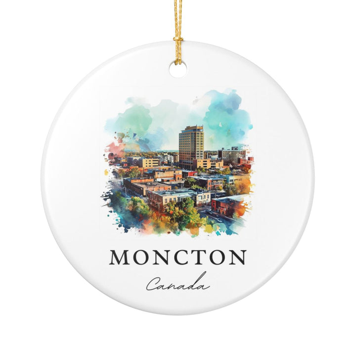 Moncton Canada Ornament: Unique Moncton Souvenir, Moncton Canada Xmas Decor, and Authentic Moncton Gift