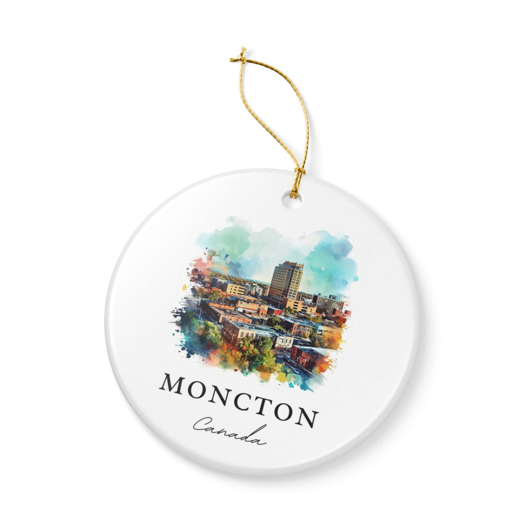 Moncton Canada Ornament: Unique Moncton Souvenir, Moncton Canada Xmas Decor, and Authentic Moncton Gift
