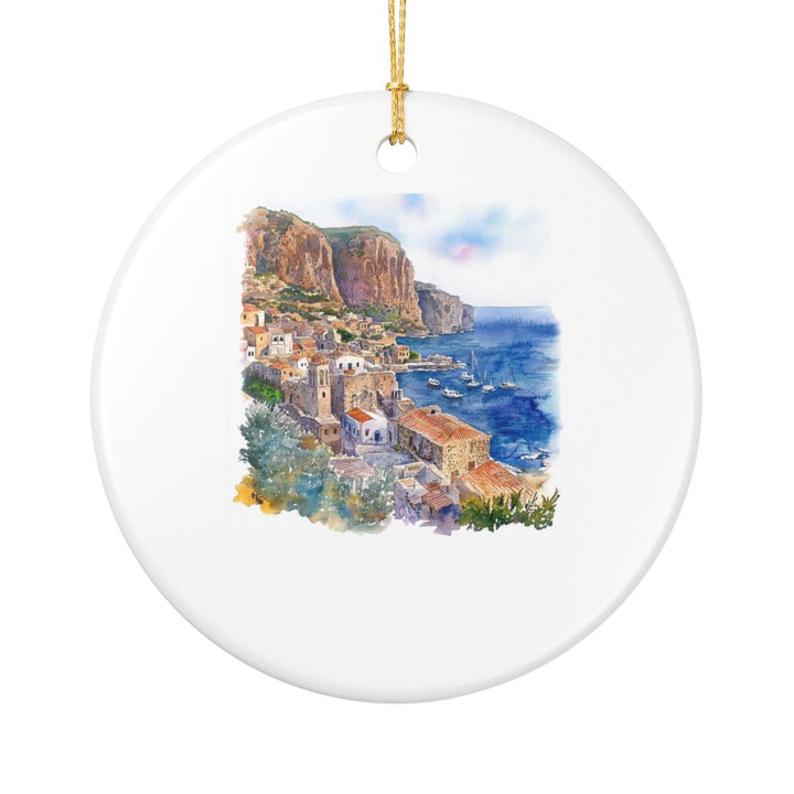 Monemvasia Ornament: Unique Monemvasia Souvenir, Monemvasia Xmas Decor, and Authentic Monemvasia Gift