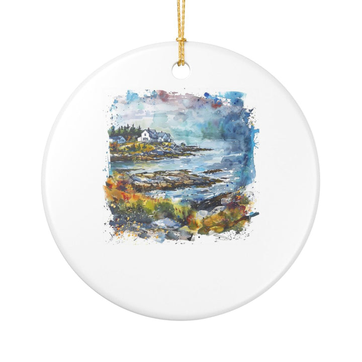 Monhegan Island Ornament: Unique Monhegan Island Souvenir, Monhegan Island Xmas Decor, and Authentic Monhegan Island Gift