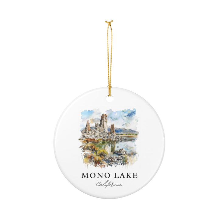 Mono Lake California Ornament: Unique Mono Lake Souvenir, Mono Lake California Xmas Decor, and Authentic Mono Lake Gift