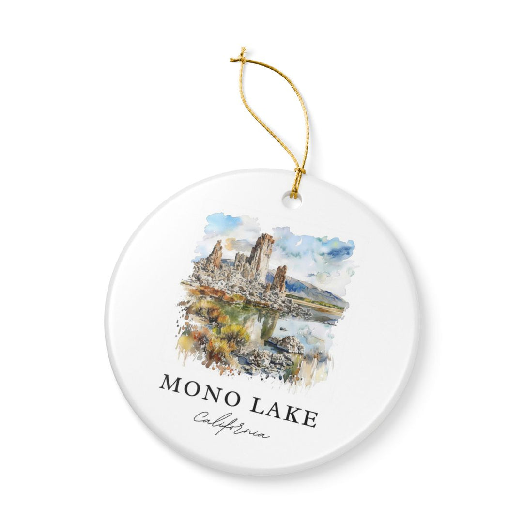 Mono Lake California Ornament: Unique Mono Lake Souvenir, Mono Lake California Xmas Decor, and Authentic Mono Lake Gift